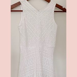 White lace dress